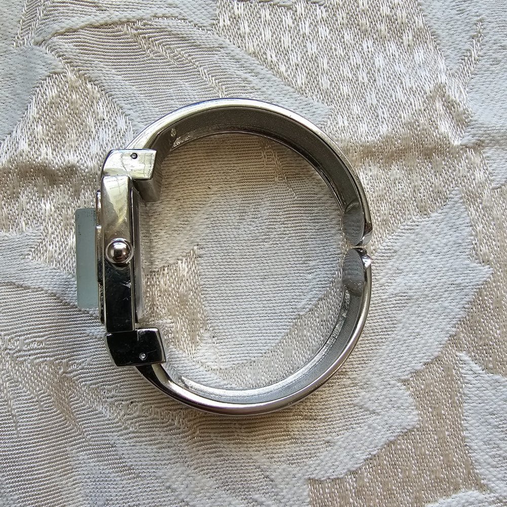 Lady's Milano Quartz Silver Tone Cuff Watch - Picture 13 of 16